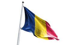 The flag of Chad (© Shutterstock/Hybrid Gfx)