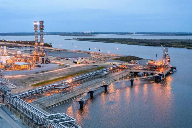 Cameron LNG export terminal in Louisiana (© TotalEnergies)