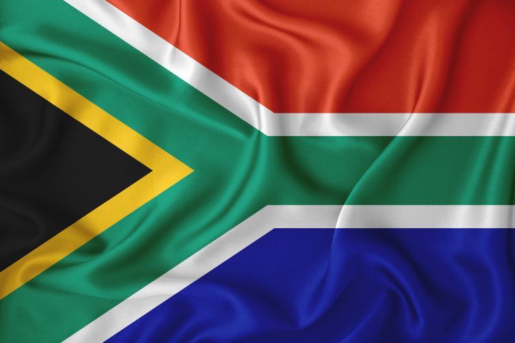 Flag of South Africa (© Shutterstock/Anna Marin N)