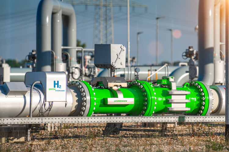 Green hydrogen pipeline (© Shutterstock/Audio und werbung)