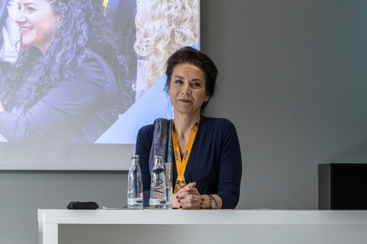 Hana Nasser during the Global Women in Pipeline event in Berlin, April 2024 (© EITEP) 