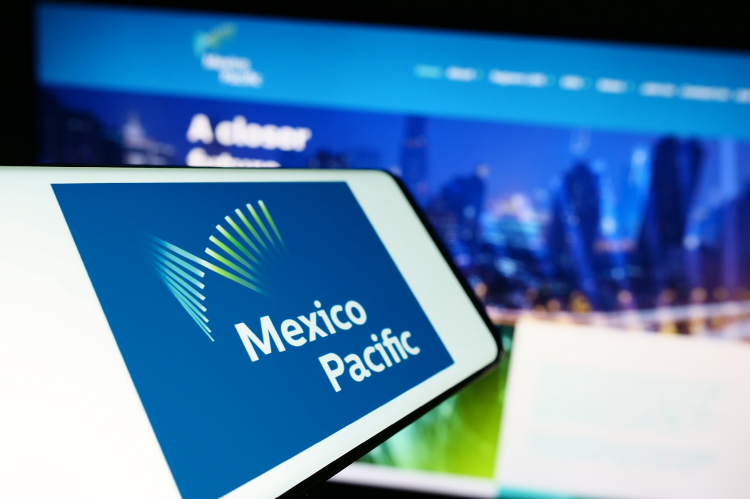 Logo of Mexico Pacific infront of the website (© Shutterstock/T. Schneider)