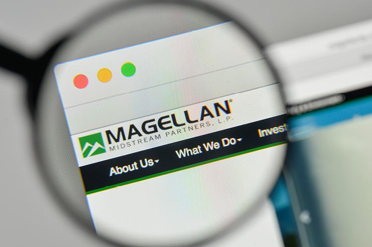 Magellan Midstream Partners logo on the website homepage (copyright by Shutterstock/Casimiro PT)