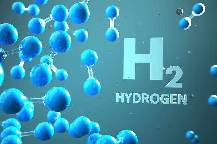 H2 hydrogen molecule (© Shutterstock/Alexander Limbach) 