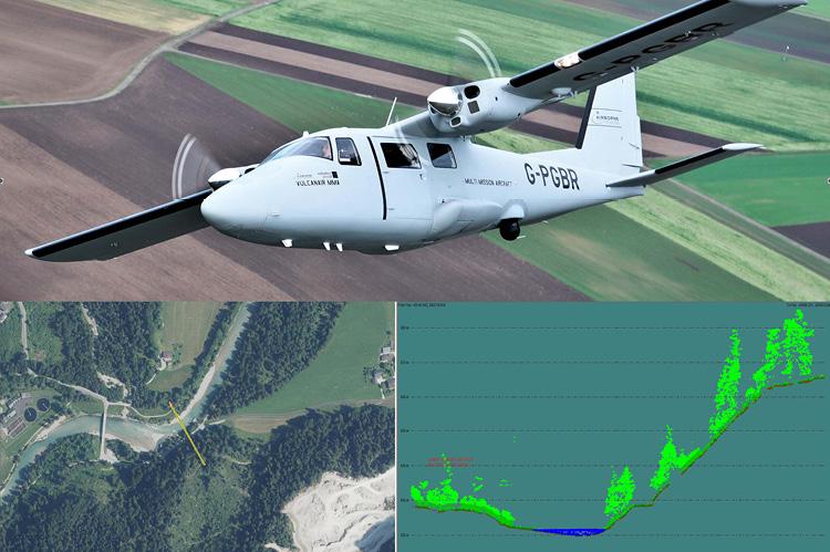 River crossing and water crossing survey by airborne bathymetric laser scanning - Case study TAG