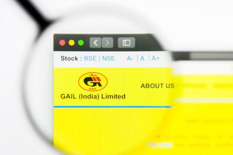 GAIL India website homepage (© Shutterstock/Pavel Kapysh) 