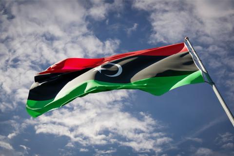 Lybian national flag (© Shutterstock/Leo Altman) 