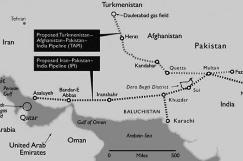 IPI and TAPI Natural Gas Pipelines (© 2013 ADB)