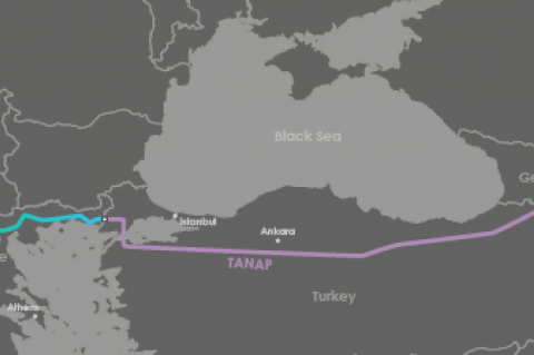 Southern Gas Corridor - TAP and TANAP (© 2014 TAP AG)