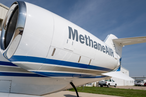 Turbine of a MethaneAir plane (© MethaneAir)