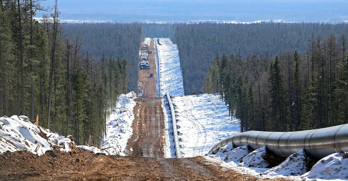 Power of siberia pipeline (© Gazprom)