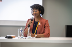 Edna Michelle Bisso Bi Mba during the Global Women in Pipeline event in Berlin, April 2024 (© EITEP)