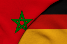 Flags of Morocco and Germany (© Shutterstock/Yuriy Boyko_Ukraine)