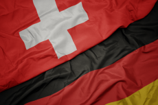 Flags of Switzerland & Germany (© Shutterstock/esfera) 